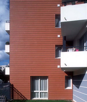 Façade fibres ciment Duracolor