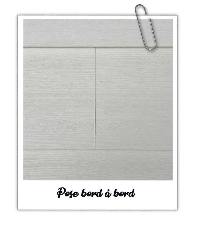 Vous souhaitez un bardage sans moulures de joint ? SCB a la solution.... 1 Pose bord à bord